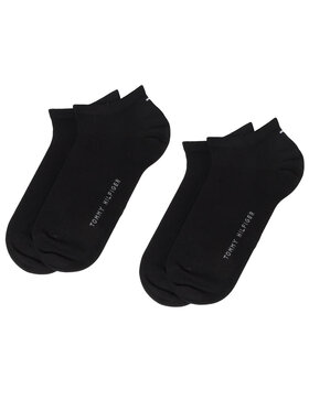 Tommy Hilfiger Tommy Hilfiger Set di 2 paia di calzini corti da uomo 342023001 Nero