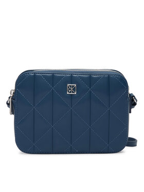 Calvin Klein Calvin Klein Borsetta Quilted Double Zip Camera Bag LV04F3328G Blu