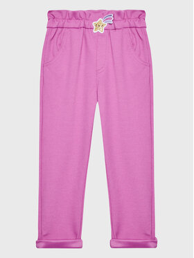United Colors Of Benetton United Colors Of Benetton Pantaloni din material 4LAAGF00B Roz Regular Fit