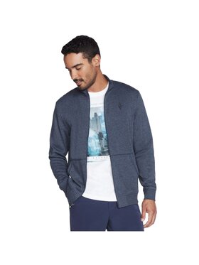 Skechers Skechers Bluza Skechers The Hoodless Hoodie Granatowy Regular Fit