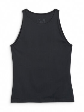 4F 4F Top ESSENTIAL 4 Čierna Slim Fit