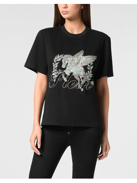PHILIPP PLEIN PHILIPP PLEIN T-Shirt 22351 Czarny Over Fit