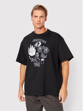 Converse Converse T-Shirt 10023791 Czarny Loose Fit