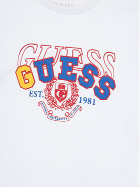 Guess T-shirt N5RI00 K8HM4 Bijela Regular Fit