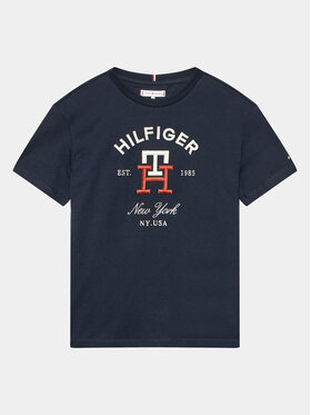 Tommy Hilfiger Tommy Hilfiger Tričko KS0KS00393 D Tmavomodrá Regular Fit