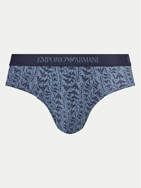 Emporio Armani Underwear Set Od 3 Para Muških Slip Gaća 111624 4F722 75536 Tamnoplava