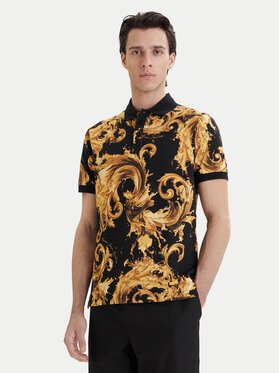 Versace Jeans Couture Versace Jeans Couture Tricou polo 80GAG6S0 JS549 Negru Regular Fit