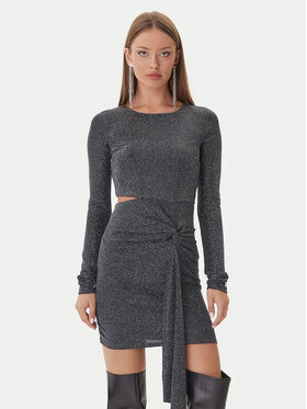 Patrizia Pepe Patrizia Pepe Kokteiļkleita 2A2972/J340-K478 Melns Regular Fit