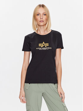 Alpha Industries Alpha Industries Тишърт New Basic 196051FP Черен Regular Fit