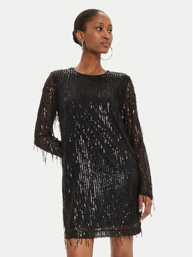 ONLY ONLY Коктейлна рокля Anika 15336062 Черен Regular Fit