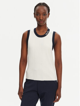 Liu Jo Sport Liu Jo Sport Pulover TA5092 MS022 Alb Regular Fit
