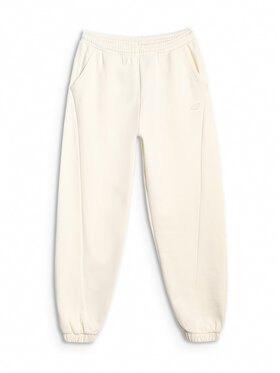 4F 4F Spodnie dresowe EASY WEAR Kremowy Regular Fit