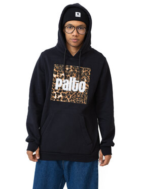Palto Palto Bluza Leopard Czarny Long Fit