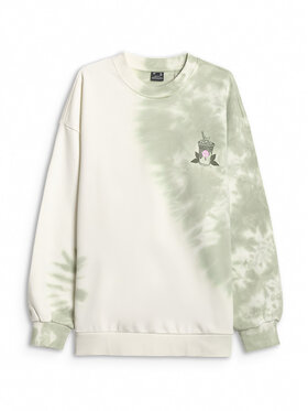 4F 4F Bluza TASTE THE GLOW Zielony jasny Loose Fit
