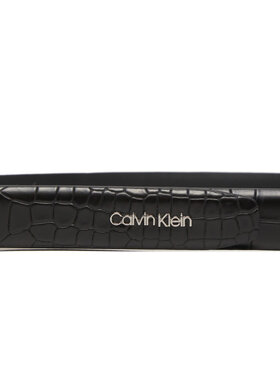 Calvin Klein Ženski Remen Slim Sqr Buckle Belt 2.0 K60K612632 Crna