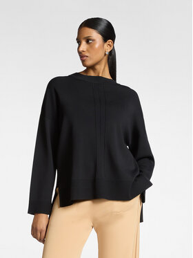 Elena Mirò Elena Mirò Sweter M569E001955N033 Czarny Regular Fit