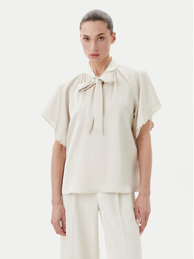 Bruuns Bazaar Bruuns Bazaar Bluse Beckia Wendi BBW4439 Écru Regular Fit
