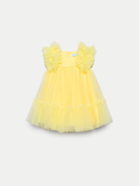Abel & Lula Abel & Lula Елегантна рокля 5029 Жълт Regular Fit