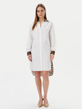 LOLA CASADEMUNT LOLA CASADEMUNT Marškiniai LS2515040 Balta Relaxed Fit