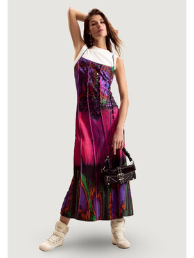 Desigual Desigual Sukienka codzienna VEST_ALAS_LACROIX Różowy Casual Fit