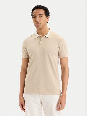 Calvin Klein Jeans Calvin Klein Jeans Polo majica LV04RG234G Svetlo bež Regular Fit