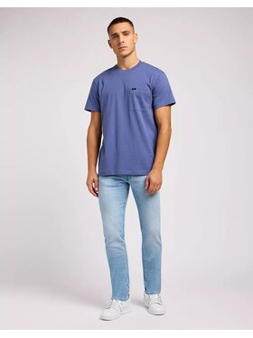 Lee Lee Jeansy DAREN ZIP FLY Niebieski Straight Fit