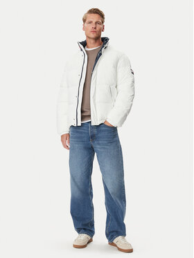 Tommy Jeans Tommy Jeans Winterjacke Vail Flag DM0DM23728 Creme Regular Fit