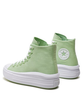 Converse Modne Superge Chuck Taylor All Star Motion Platform Stars A08100C Zelena