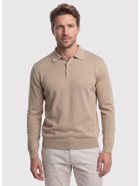 Pako Lorente Pako Lorente Sweter P26WF-2X-005 Beżowy Regular Fit