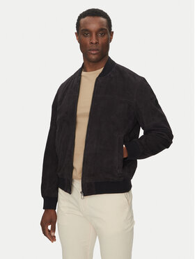 JOOP! JOOP! Lederjacke 17 Pios 80000774 Dunkelblau Regular Fit