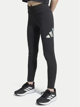 adidas adidas Colanți Everyday Glam JN2228 Negru Slim Fit