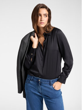 Elena Mirò Elena Mirò Camicia 5127P100232N033 Nero Slim Fit