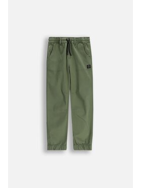Coccodrillo Coccodrillo Kalhoty z materiálu ZC5119101SBJ-027 Khaki Regular Fit