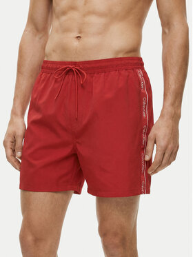 Calvin Klein Swimwear Calvin Klein Swimwear Pantaloni scurți pentru înot LV00N61002 Roșu Regular Fit