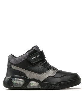 Geox Geox Sneakersy J Illuminus Boy J36GVB 05411 C0005 D Czarny