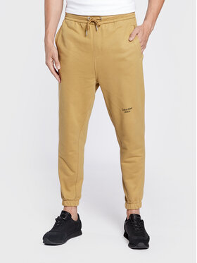 Calvin Klein Jeans Calvin Klein Jeans Spodnie dresowe J30J320590 Beżowy Regular Fit