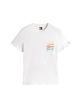 Tommy Hilfiger Tommy Hilfiger T-Shirt q-roa-36023 Beżowy Regular Fit