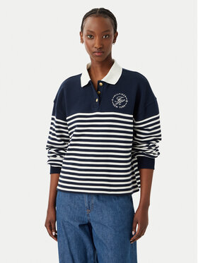 Tommy Hilfiger Tommy Hilfiger Džemperis ar kapuci WW0WW50036 Tumši zils Regular Fit