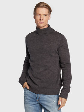 Blend Blend Поло 20714833 Сив Regular Fit