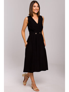 Stylove Stylove Sukienka codzienna S224 Czarny Regular Fit
