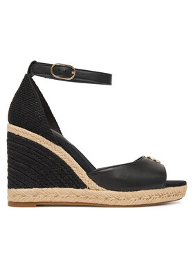 Tommy Hilfiger Tommy Hilfiger Εσπαντρίγιες Plate High Wedge Espad FW0FW09517 Μαύρο
