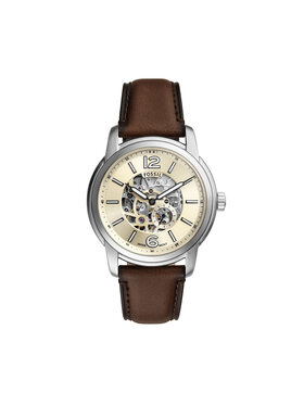 Fossil Fossil Годинник Heritage Automatic Skeleton ME3264 Коричневий