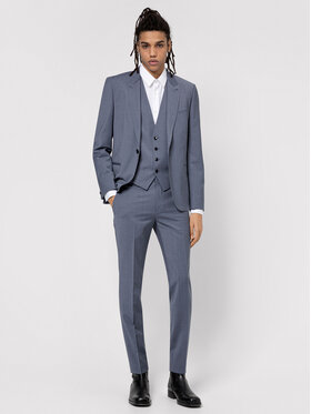 Hugo Hugo Oblek Arti/Hesten 212V1X 50450103 Sivá Extra Slim Fit