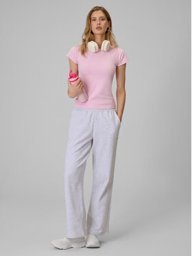4F 4F Spodnie dresowe basic Szary jasny Regular Fit