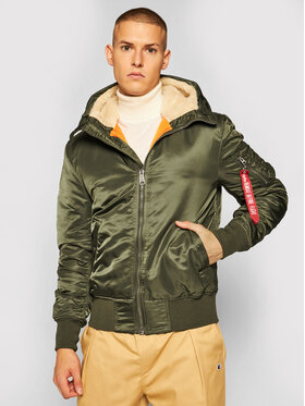 Alpha Industries Alpha Industries Kurtka przejściowa Ma-1 Tt 158104 Zielony Regular Fit
