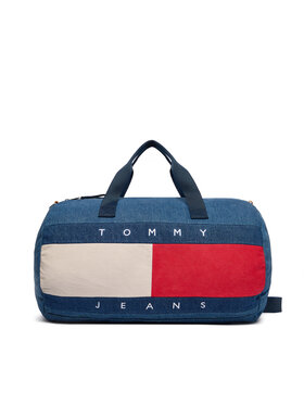 Tommy Jeans Tommy Jeans Torba weekendowa Archive Denim Duffle AM0AM13813 Niebieski