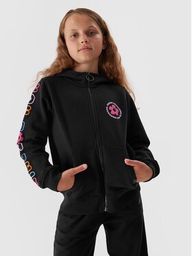 4F 4F Bluza 4FJAW23TSWSF646 Czarny Regular Fit
