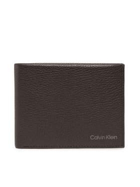Calvin Klein Calvin Klein Голям мъжки портфейл Warmt Bifold 5Cc W/Coin L K50K507896 Кафяв