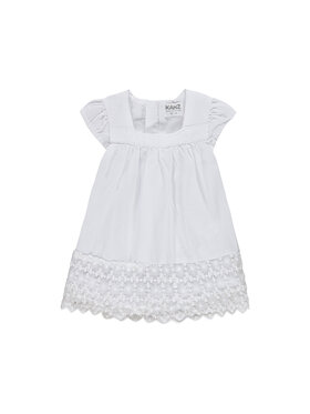 Kanz Kanz Sukienka codzienna 1712938-1000 Biały Basic Fit