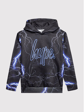 HYPE HYPE Majica dugih rukava ZVLR-109 Crna Regular Fit